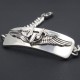 Men`s Us Army Air Force Aerial Gunner wings Sterling Silver Bracelet Bangle Men`s Us Army Air Force Aerial Gunner wings Sterling Silver Bracelet Bangle