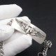 Men`s Us Army Air Force Aerial Gunner wings Sterling Silver Bracelet Bangle Men`s Us Army Air Force Aerial Gunner wings Sterling Silver Bracelet Bangle
