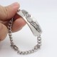 Men's Us Army Air Force Pilot Wings Badge AAF Sterling Silver Bracelet Bangle Men's Us Army Air Force Pilot Wings Badge AAF Sterling Silver Bracelet Bangle