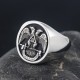 Scottish Rite 32 Degree Mason Freemasonry Masonic 925 sterling silver Ring Scottish Rite 32 Degree Mason Freemasonry Masonic 925 sterling silver Ring