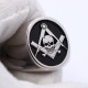 Antique Freemason Masonic Widow's Son Skull and Crossbones sterling silver Ring Antique Freemason Masonic Widow's Son Skull and Crossbones sterling silver Ring