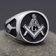 Master Mason Freemasonry Compass Trowel Sterling Silver Jewelry Ring Master Mason Freemasonry Compass Trowel Sterling Silver Jewelry Ring