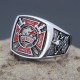 Knights Templar In Hoc Signo Vinces Freemasons Masonic Sterling Silver Ring