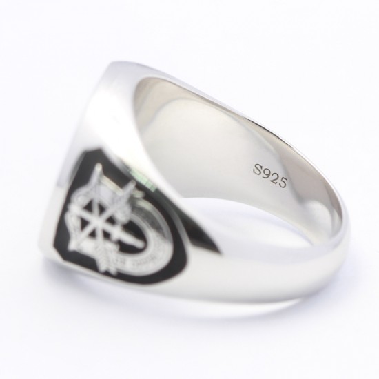 Sniper Rifle One Shot One Kill Army Special Force Military Genuine 925 Sterling Silver Ring Sniper Rifle One Shot One Kill Army Special Force Military Genuine 925 Sterling Silver Ring