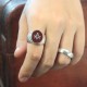 Luxury Men`s Freemasonry Masonic Campass Fraternal Agate Stone Sterling Silver Ring Luxury Men`s Freemasonry Masonic Campass Fraternal Agate Stone Sterling Silver Ring