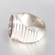 Luxury Men`s Freemasonry Masonic Campass Fraternal Agate Stone Sterling Silver Ring Luxury Men`s Freemasonry Masonic Campass Fraternal Agate Stone Sterling Silver Ring
