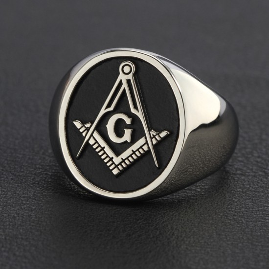 Secret Master Mason Compass Freemason Masonic Signet Sterling Silver Ring Secret Master Mason Compass Freemason Masonic Signet Sterling Silver Ring