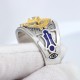 Ancient Templar G Freemason Masonic Solid Sterling Silver Ring Ancient Templar G Freemason Masonic Solid Sterling Silver Ring
