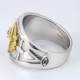 Ancient Templar G Freemason Masonic Solid Sterling Silver Ring Ancient Templar G Freemason Masonic Solid Sterling Silver Ring
