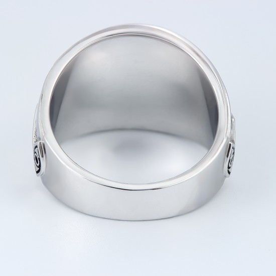 Ancient Templar G Freemason Masonic Solid Sterling Silver Ring Ancient Templar G Freemason Masonic Solid Sterling Silver Ring
