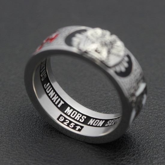 Vintage Shriners Scottish Rite Mason Masonic 32 Degree Sterling Silver Ring Vintage Shriners Scottish Rite Mason Masonic 32 Degree Sterling Silver Ring