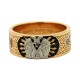 Scottish Rite Freemasonry 32nd Double Headed Eagle Master Mason 925 Sterling Silver Ring Scottish Rite Freemasonry 32nd Double Headed Eagle Master Mason 925 Sterling Silver Ring