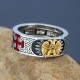 Scottish Rite Freemasonry 32nd Double Headed Eagle Master Mason 925 Sterling Silver Ring Scottish Rite Freemasonry 32nd Double Headed Eagle Master Mason 925 Sterling Silver Ring