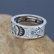 Scottish Rite Freemasonry 32nd Double Headed Eagle Master Mason 925 Sterling Silver Ring Scottish Rite Freemasonry 32nd Double Headed Eagle Master Mason 925 Sterling Silver Ring