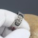 Scottish Rite Freemasonry 32nd Double Headed Eagle Master Mason 925 Sterling Silver Customade Ring