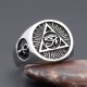 The Eye of Horus Ancient Egyptian Protection Royal Power Amulets Egypt Cross Ankh Sterling Silver Ring The Eye of Horus Ancient Egyptian Protection Royal Power Amulets Egypt Cross Ankh Sterling Silver Ring