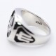 Master Mason Freemasonry Compass Trowel Sterling Silver Jewelry Ring Master Mason Freemasonry Compass Trowel Sterling Silver Jewelry Ring