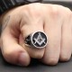 Master Mason Freemasonry Compass Trowel Sterling Silver Jewelry Ring Master Mason Freemasonry Compass Trowel Sterling Silver Jewelry Ring