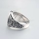 Masonic Scottish Rite 33 Degree Double Eagle Head Phoenix Hand Engraved Sterling Silver Ring Masonic Scottish Rite 33 Degree Double Eagle Head Phoenix Hand Engraved Sterling Silver Ring