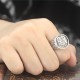 Vintage Holy Bible Mason Masonic Faith Christian Bishops Sterling Silver Ring Vintage Holy Bible Mason Masonic Faith Christian Bishops Sterling Silver Ring