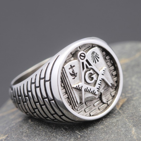 Vintage Holy Bible Mason Masonic Faith Christian Bishops Sterling Silver Ring Vintage Holy Bible Mason Masonic Faith Christian Bishops Sterling Silver Ring