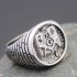 Vintage Holy Bible Mason Masonic Faith Christian Bishops Sterling Silver Ring