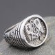 Vintage Holy Bible Mason Masonic Faith Christian Bishops Sterling Silver Ring Vintage Holy Bible Mason Masonic Faith Christian Bishops Sterling Silver Ring
