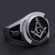 Master Mason Symbol G Templar Freemasonry Sterling Silver Ring Master Mason Symbol G Templar Freemasonry Sterling Silver Ring