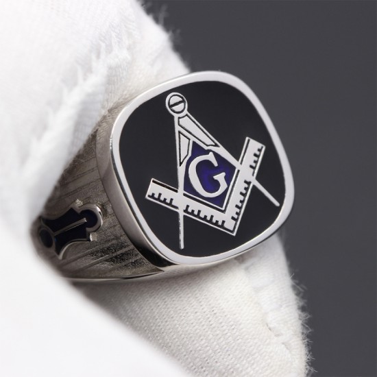 Vintage Blue Lodge masonic Freemason 925 Sterling Silver Jewelry Ring Vintage Blue Lodge masonic Freemason 925 Sterling Silver Jewelry Ring