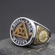 Holy York Rite Royal Arch Chapter Masons Masonic Solid Sterling Silver Ring