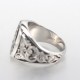 Freemason Skull And Bones Signet Masonic Hand Engraving Sterling Silver Ring Freemason Skull And Bones Signet Masonic Hand Engraving Sterling Silver Ring