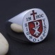 Knights Templar Masonic In Hoc Signo Vinces Chi Rho 925 Sterling Silver Ring Knights Templar Masonic In Hoc Signo Vinces Chi Rho 925 Sterling Silver Ring