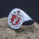 Knights Templar Masonic In Hoc Signo Vinces Chi Rho 925 Sterling Silver Ring Knights Templar Masonic In Hoc Signo Vinces Chi Rho 925 Sterling Silver Ring