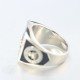 Knights Templar In Hoc Signo Vinces Crusader Seal Freemasonry Sterling Silver Ring Knights Templar In Hoc Signo Vinces Crusader Seal Freemasonry Sterling Silver Ring