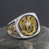 Vintage Scottish Rite Skull crossbone 32 Degree Masonic Sterling Silver Ring