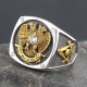 Vintage Scottish Rite Skull crossbone 32 Degree Masonic Sterling Silver Ring Vintage Scottish Rite Skull crossbone 32 Degree Masonic Sterling Silver Ring