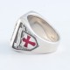 Knights Templar Cross and Crown In Hoc Signo Vinces Crusader Seal Shield Masonic Freemasonry Sterling Silver Ring Knights Templar Cross and Crown In Hoc Signo Vinces Crusader Seal Shield Masonic Freemasonry Sterling Silver Ring