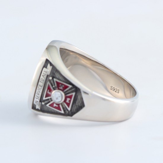 Knights of Columbus K of C Masonic Christianity Catholicism Cross Sterling Silver Ring Knights of Columbus K of C Masonic Christianity Catholicism Cross Sterling Silver Ring
