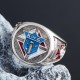 Knights of Columbus K of C Masonic Christianity Catholicism Cross Sterling Silver Ring Knights of Columbus K of C Masonic Christianity Catholicism Cross Sterling Silver Ring