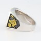 Skull And Bones Masonic Biker Freemason Sun Moon Illuminati Sterling Silver Ring Skull And Bones Masonic Biker Freemason Sun Moon Illuminati Sterling Silver Ring