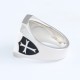 Knights Templar Masonic Crusader Jerusalem Maltese Cross Christ Medieval Religious Sterling Silver Ring Knights Templar Masonic Crusader Jerusalem Maltese Cross Christ Medieval Religious Sterling Silver Ring