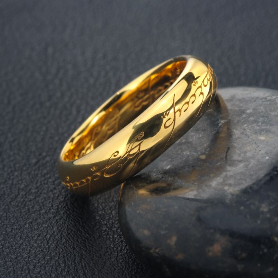The One Ring Lord Of The Rings Real Sterling Silver Ring The One Ring Lord Of The Rings Real Sterling Silver Ring