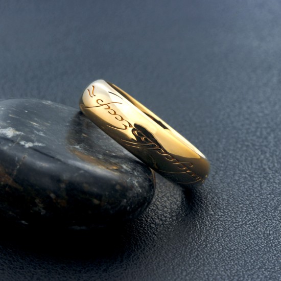The One Ring Lord Of The Rings Real Sterling Silver Ring The One Ring Lord Of The Rings Real Sterling Silver Ring