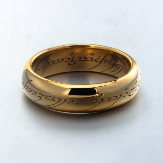 The One Ring Lord Of The Rings Real Sterling Silver Ring The One Ring Lord Of The Rings Real Sterling Silver Ring