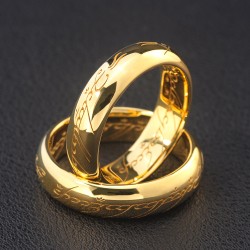 The One Ring Lord Of The Rings Real Sterling Silver Ring