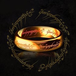 The One Ring Lord Of The Rings Real Sterling Silver Ring