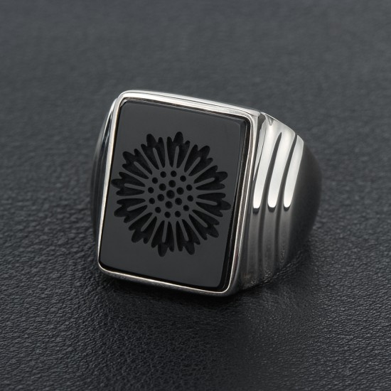 Men Gatsby Leonardo Dicaprio Black onyx Agate Signet Crest Sterling Silver Ring Men Gatsby Leonardo Dicaprio Black onyx Agate Signet Crest Sterling Silver Ring