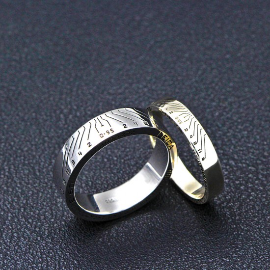 Custom Design Camera Lens Photographer Shutterbug Leica E60 925 Sterling Silver Ring Custom Design Camera Lens Photographer Shutterbug Leica E60 925 Sterling Silver Ring