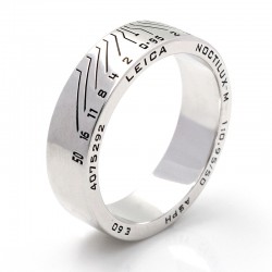 Custom Design Camera Lens Photographer Shutterbug Leica E60 925 Sterling Silver Ring