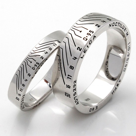 Custom Design Camera Lens Photographer Shutterbug Leica E60 925 Sterling Silver Ring Custom Design Camera Lens Photographer Shutterbug Leica E60 925 Sterling Silver Ring